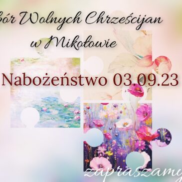Andrzej Nadolski. Nabożeństwo 03.09.23